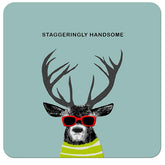 Sally Scaffardi - Staggeringly Handsome Coaster